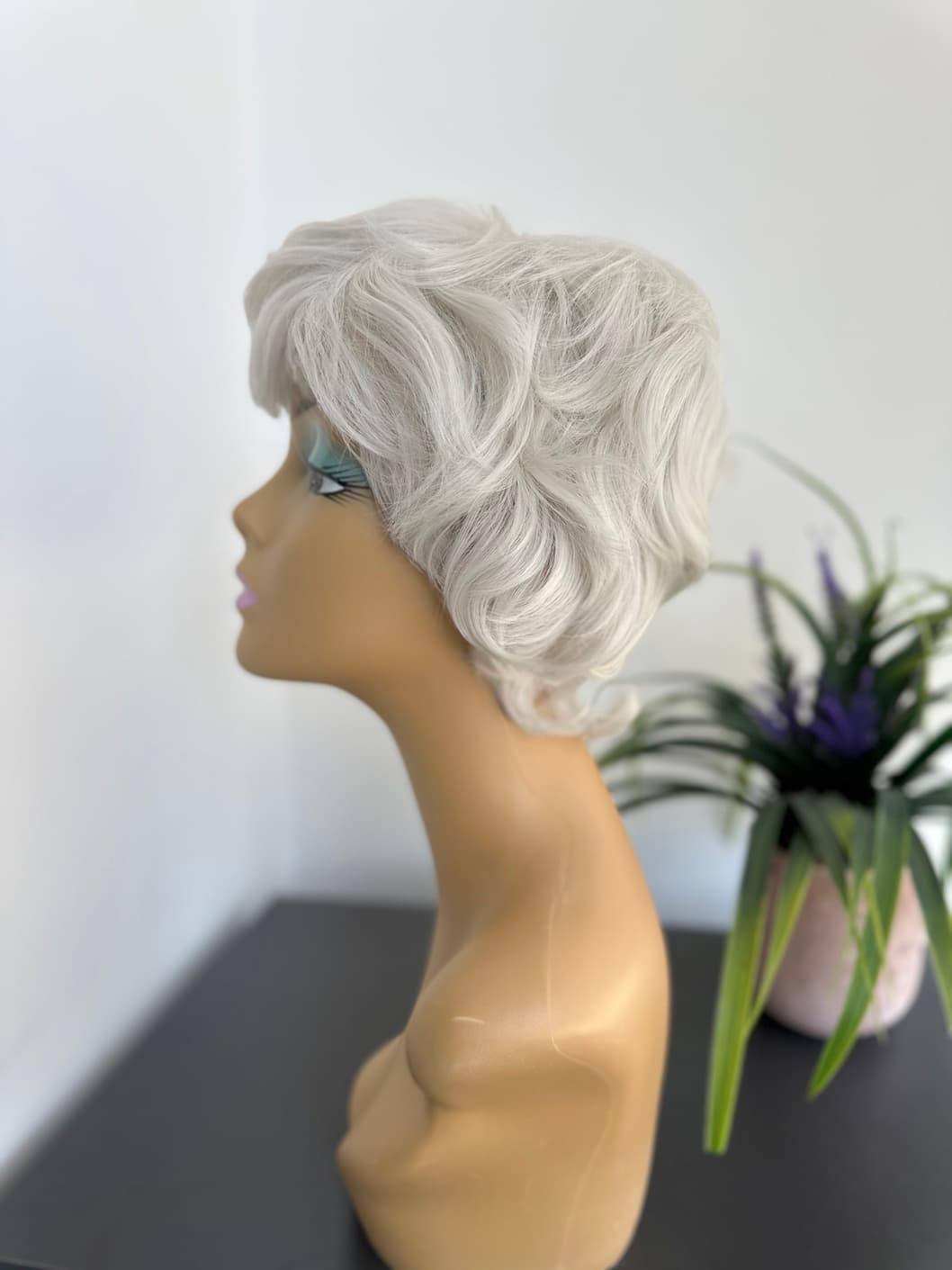 Peruca Lady Light Grey