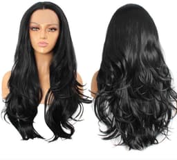 Peruca Long Wavy Black