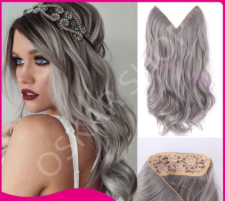 Coada de Par cu Dubla Intrebuintare Grey