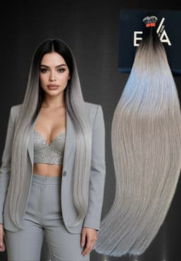 Nanoring Extensions Руски Омбре #1/ Светло сив Nanoring Extensions Руски Омбре #1/ Светло сив