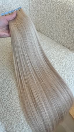 Диамантено руса лента за удължаване на SILVER Диамантено руса лента за удължаване на SILVER