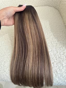 Clip On Premium Straight Black Collection Balayage #8/#2 Clip On Premium Straight Black Collection Balayage #8/#2