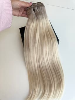 Extensions Clip-On Ombre #19/Argent Extensions Clip-On Ombre #19/Argent