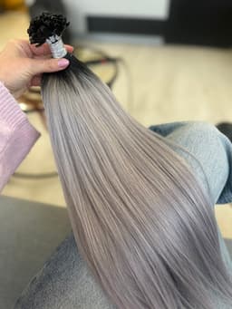 Keratin Extensions Diamond Ombre #1b Grey Keratin Extensions Diamond Ombre #1b Grey