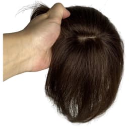 Dark Brown Partial wig with bangs #2 Dark Brown Partial wig with bangs #2