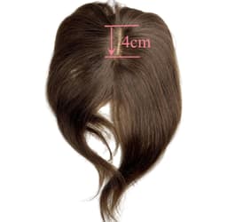 Medium Brown Partial wig with bangs #4 Medium Brown Partial wig with bangs #4
