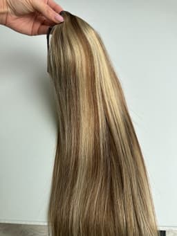 Ponytail Hair Extensions Diamond Balayage #6/#24 Ponytail Hair Extensions Diamond Balayage #6/#24