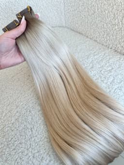Tape-in Russian Hair DOUBLE TAPE Ombre Extensions #7/60A Tape-in Russian Hair DOUBLE TAPE Ombre Extensions #7/60A