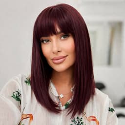 Parrucca Mia in capelli naturali – Castano viola Parrucca Mia in capelli naturali – Castano viola