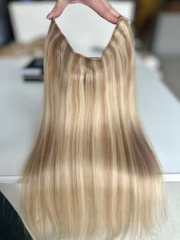 Tresse de Cheveux Naturelle V-Shape Diamond Balayage #18/#60 Tresse de Cheveux Naturelle V-Shape Diamond Balayage #18/#60