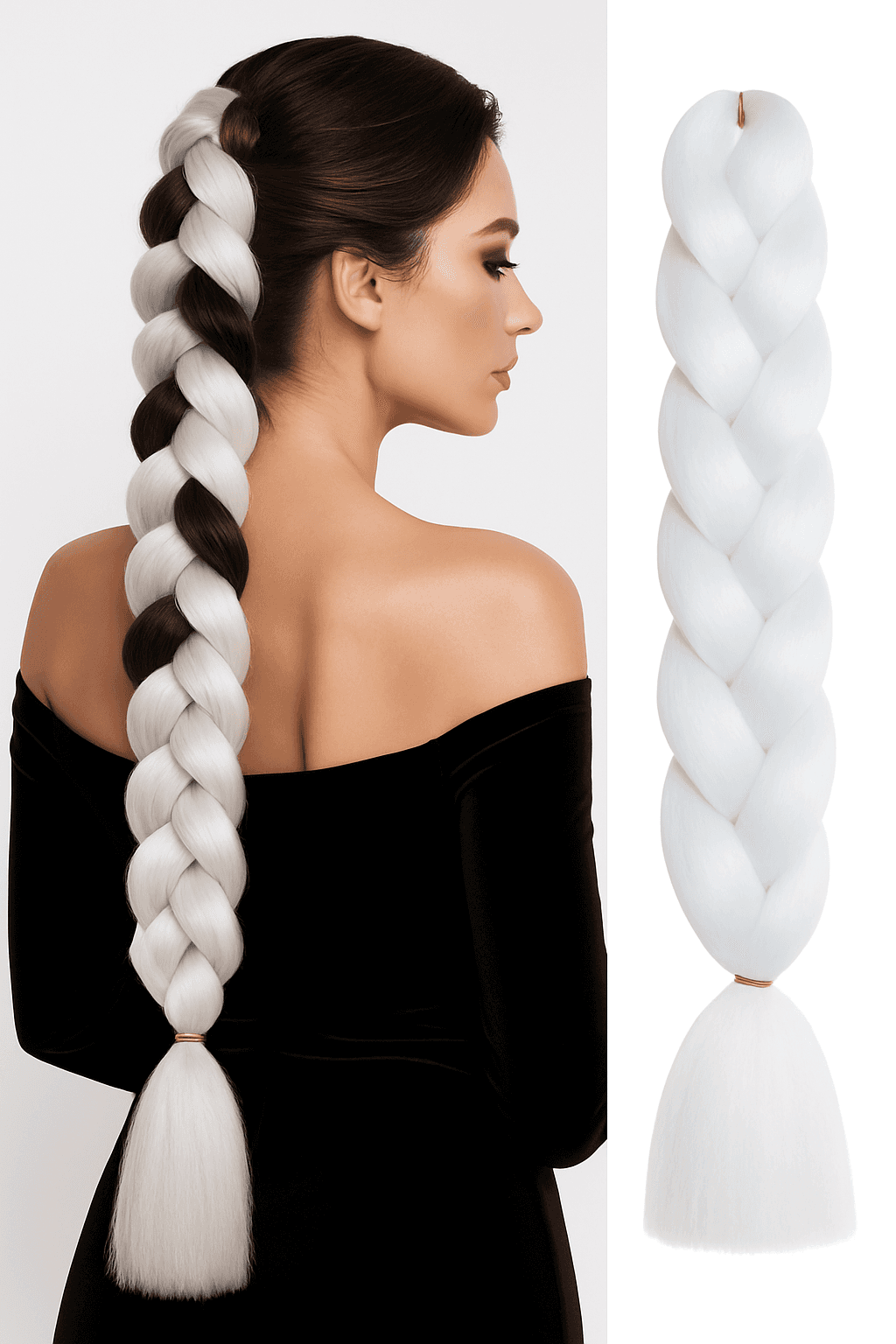 Extensii Pentru Impletituri Alb Extensii Pentru Impletituri Alb