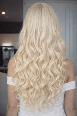 Light blonde natural hair wig Light blonde natural hair wig