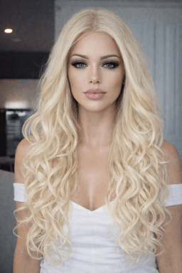Light blonde natural hair wig Light blonde natural hair wig