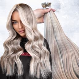 Extensii Nanoring Balayage #19/Silver Extensii Nanoring Balayage #19/Silver