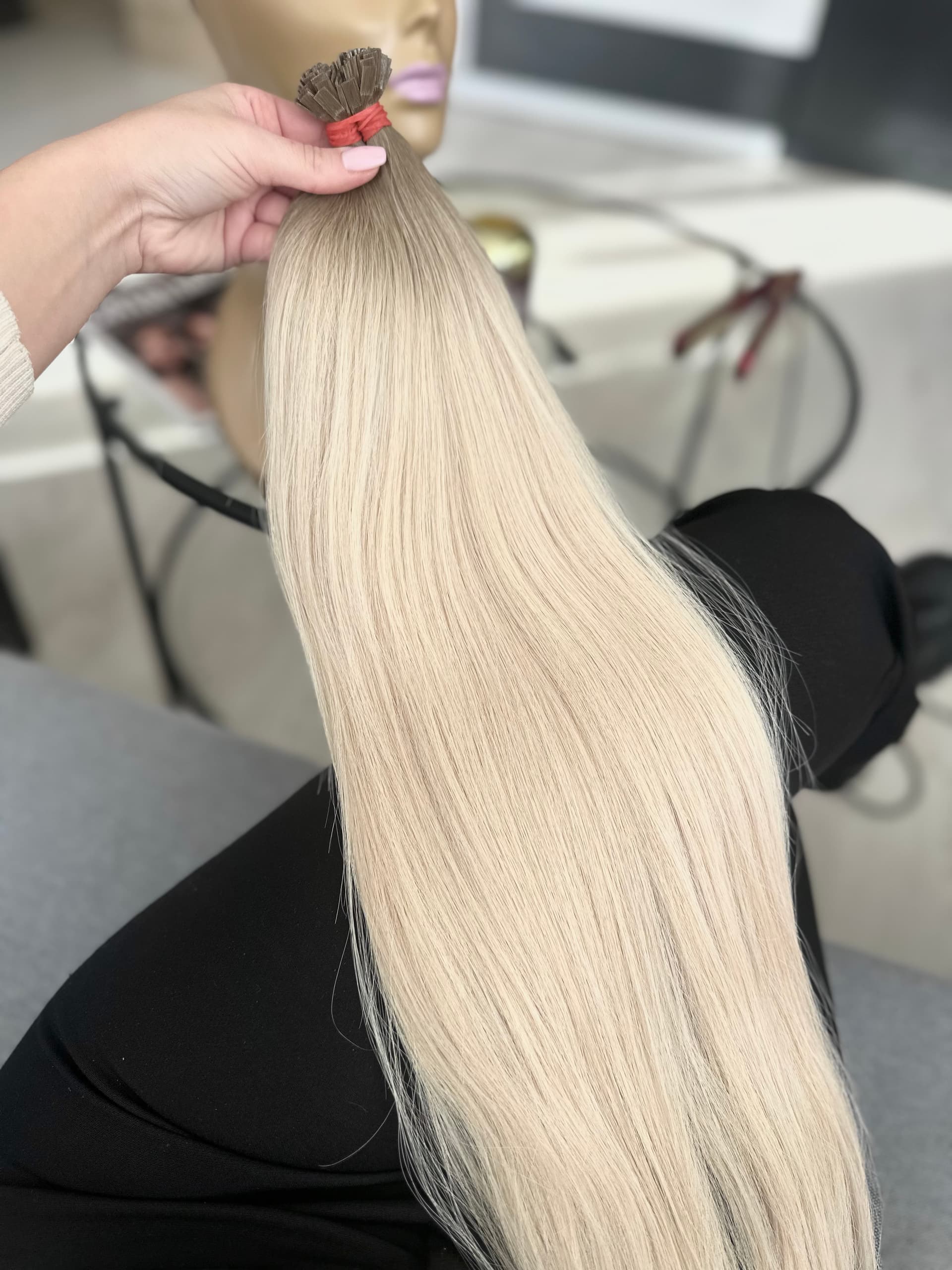 Extensii Cheratina Russian Hair Ombre #8/#10 Extensii Cheratina Russian Hair Ombre #8/#10