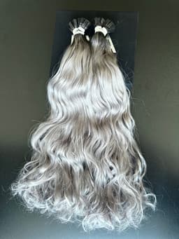 Extensii Cheratina Russian Hair Ombre #1B/Light Grey Extensii Cheratina Russian Hair Ombre #1B/Light Grey