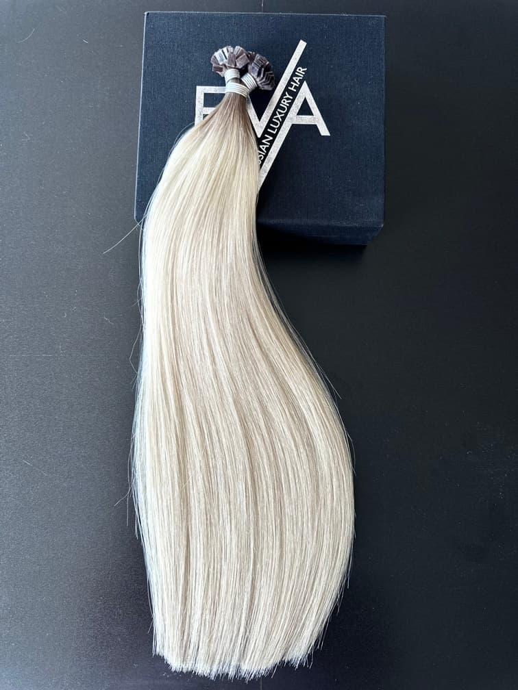 Extensii MICRO KERATINA Russian Hair Ombre #8/Silver Extensii MICRO KERATINA Russian Hair Ombre #8/Silver