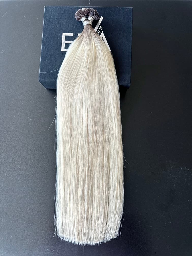 Extensii MICRO KERATINA Russian Hair Ombre #8/Silver Extensii MICRO KERATINA Russian Hair Ombre #8/Silver