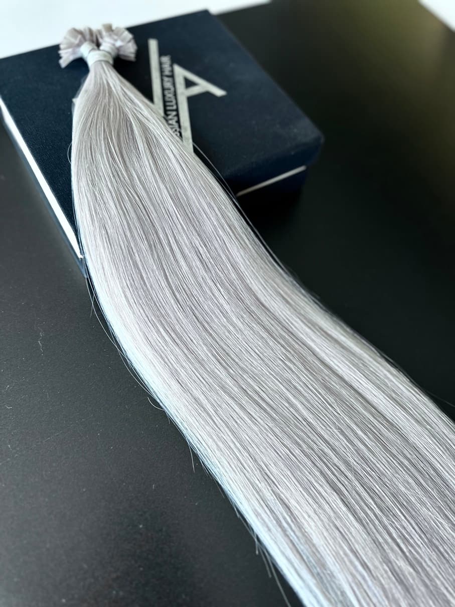 Extensii MICRO KERATINA Russian Hair Blond Grey Extensii MICRO KERATINA Russian Hair Blond Grey