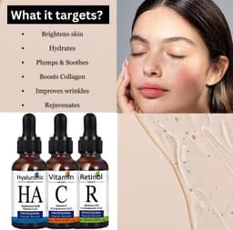 Set Seruri Profesionale pentru Îngrijirea Tenului – Hyaluronic, Vitamina C, Retinol Set Seruri Profesionale pentru Îngrijirea Tenului – Hyaluronic, Vitamina C, Retinol