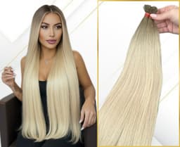 Extensioni Capelli Cheratina Slavi Ombre #8/#10 Extensioni Capelli Cheratina Slavi Ombre #8/#10