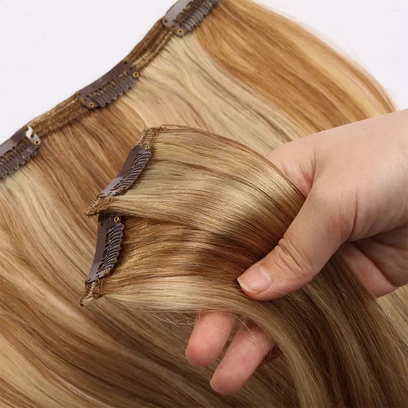 Extensii Clip-On Luxe Ombre #1B Light Grey Extensii Clip-On Luxe Ombre #1B Light Grey