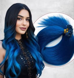 Extensii cheratina OSKAR Albastru Extensii cheratina OSKAR Albastru