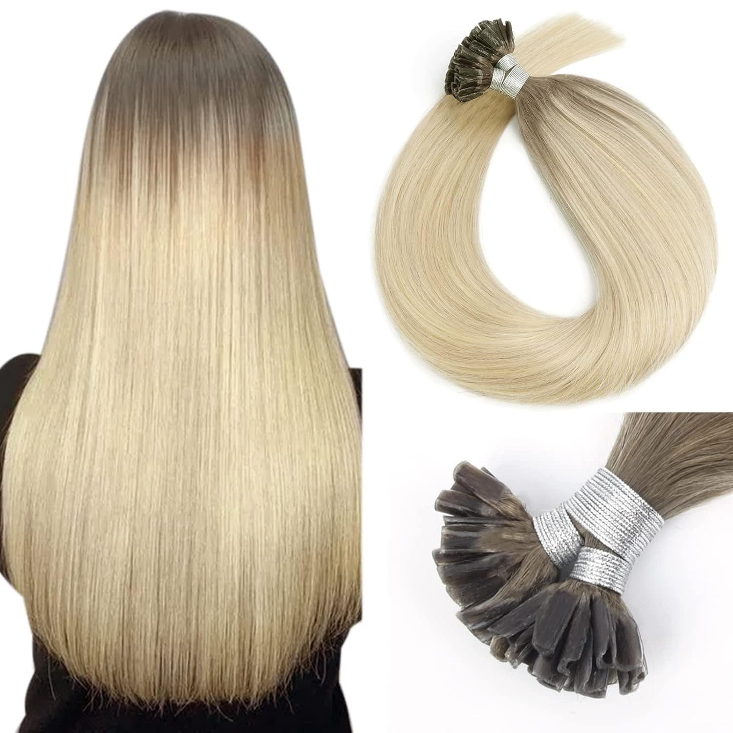 Extensii cheratina Diamond Ombre #7 #60A Extensii cheratina Diamond Ombre #7 #60A