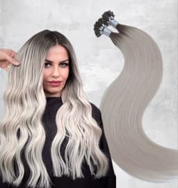 Extensii cheratina OSKAR Ombre #9/Light Grey Extensii cheratina OSKAR Ombre #9/Light Grey