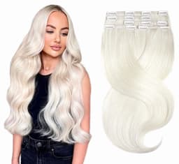 Clip-on Russian Blond Alb #100 Clip-on Russian Blond Alb #100