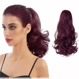 Cozi de Volum Ondulate Saten Violet Cozi de Volum Ondulate Saten Violet