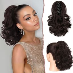 Cozi de Volum Ondulate Ciocolatiu Cozi de Volum Ondulate Ciocolatiu