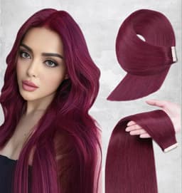 Tape In Black Collection Burgundy Tape In Black Collection Burgundy