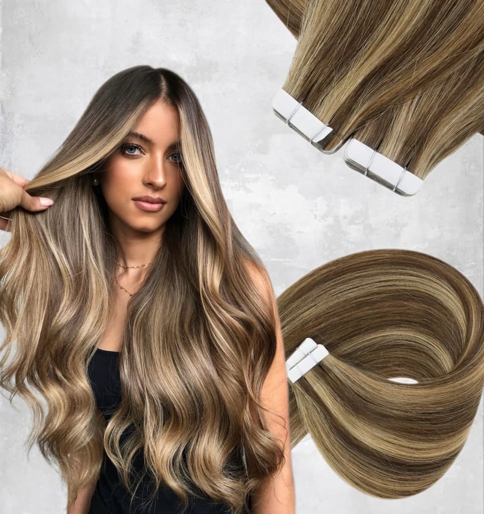 Tape In Black Collection Balayage #6 #24 Tape In Black Collection Balayage #6 #24