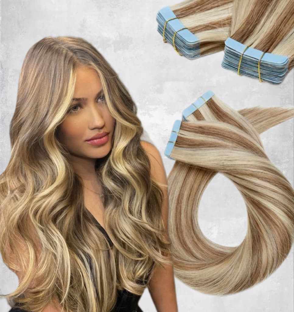 Tape In Black Collection Balayage #7 #60 Tape In Black Collection Balayage #7 #60