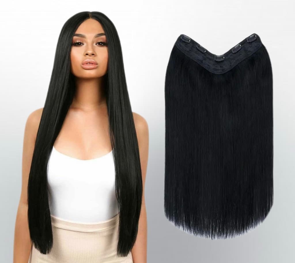 Tresa de par V-SHAPE Negru #1 Luxe Tresa de par V-SHAPE Negru #1 Luxe