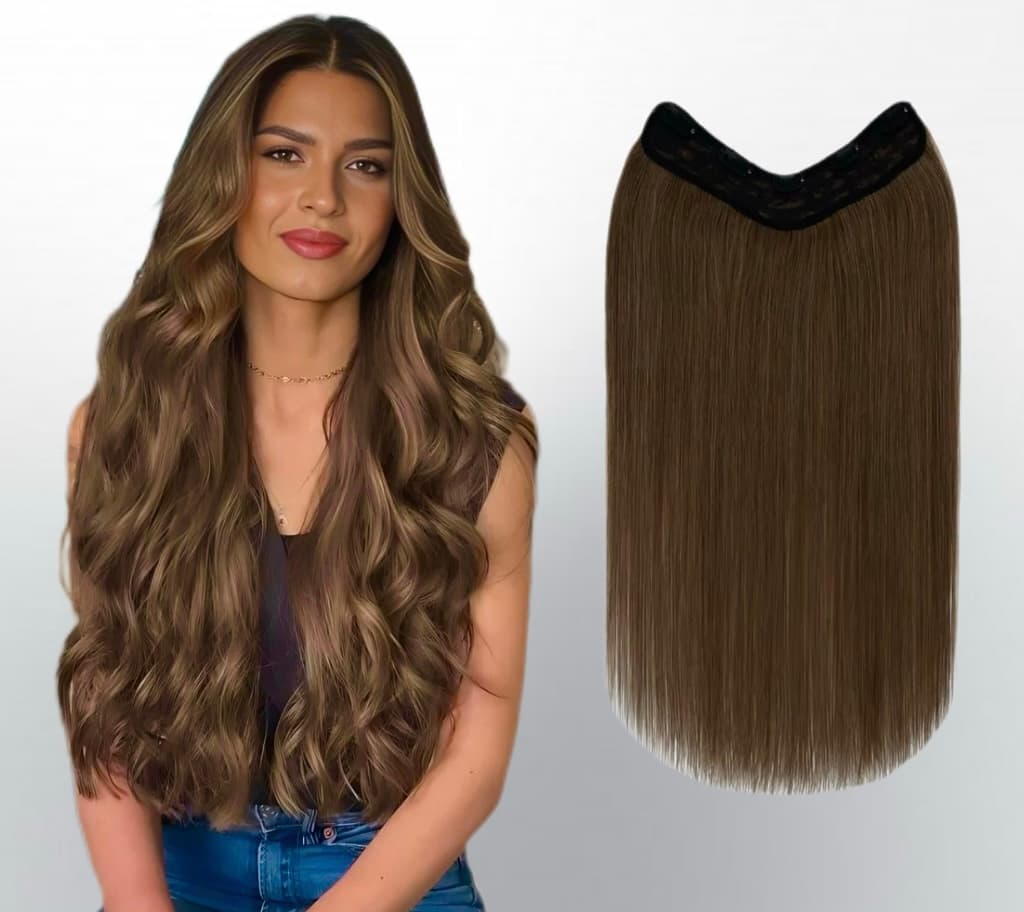 Trese de Par Natural V-Shape Diamond #7 Saten Deschis Trese de Par Natural V-Shape Diamond #7 Saten Deschis