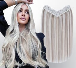 Tresa de par V-SHAPE Balayage #19/Silver Tresa de par V-SHAPE Balayage #19/Silver