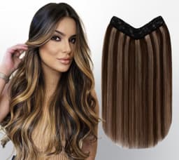 Trese de Par Natural V-Shape Diamond Balayage #2/#8 Trese de Par Natural V-Shape Diamond Balayage #2/#8