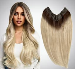 Trese de Par Natural V-Shape Diamond Ombre #3/#60 Trese de Par Natural V-Shape Diamond Ombre #3/#60