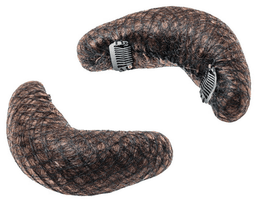 Set 3 bureti din par natural pentru coc Maro Set 3 bureti din par natural pentru coc Maro