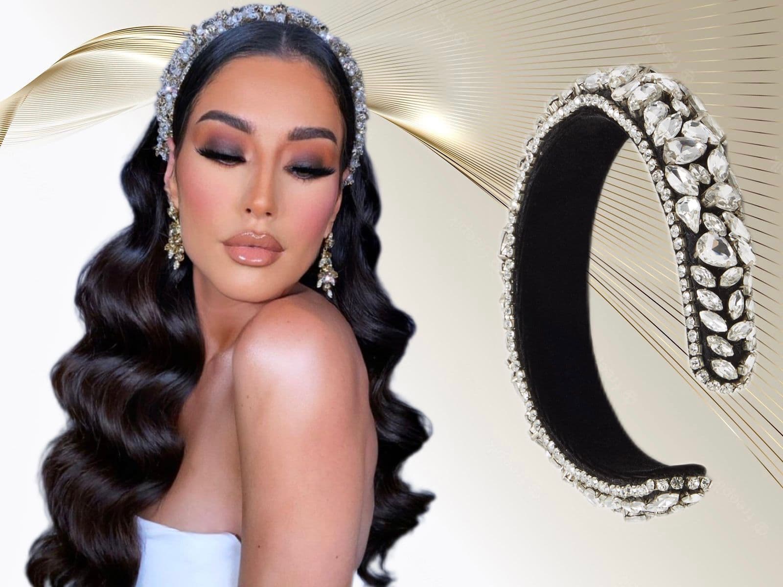 Diademă cu pietre prețioase Diademă cu pietre prețioase