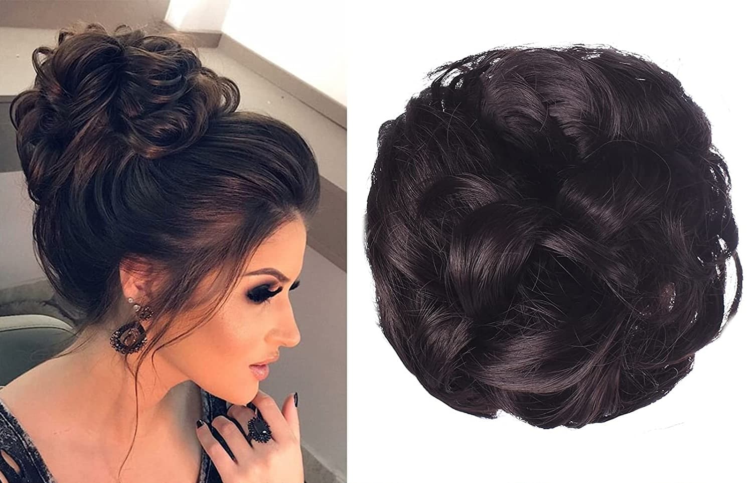 Coc Elegant Sintetic Saten Inchis Coc Elegant Sintetic Saten Inchis