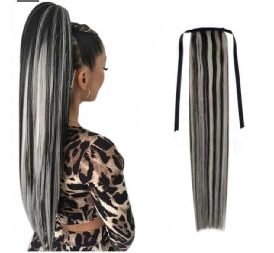 Coada de par White Platinum Balayage #1/ Light Grey Coada de par White Platinum Balayage #1/ Light Grey