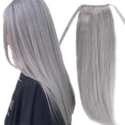 Coada de Par cu Bentita Luxe Grey Coada de Par cu Bentita Luxe Grey