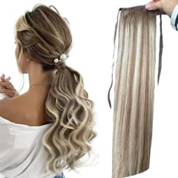 Coada de Par cu Bentita Luxe Balayage #8/ Silver /#8 Coada de Par cu Bentita Luxe Balayage #8/ Silver /#8