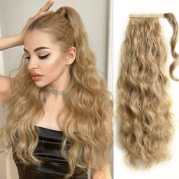 Coada de Par cu scai Blond Miere Coada de Par cu scai Blond Miere