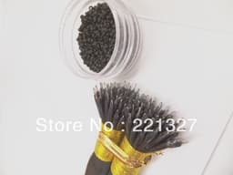 Extensii Nanoring Balayage #1B/ Grey/ #1B Extensii Nanoring Balayage #1B/ Grey/ #1B