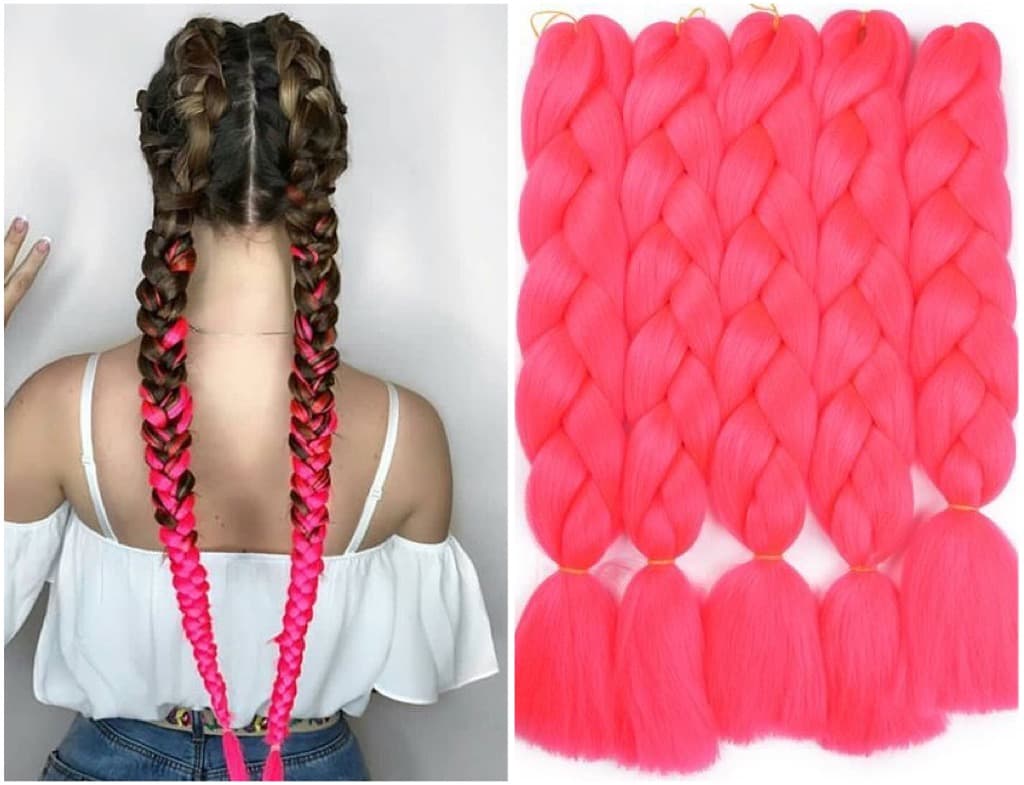 Extensii Pentru Impletituri Roz Intens Extensii Pentru Impletituri Roz Intens