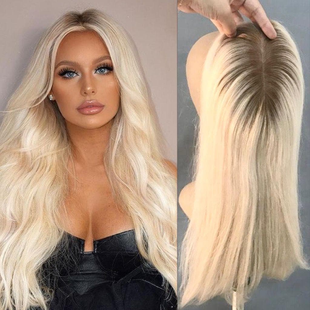 Top Lace Ombre Saten Natural/ Blond Platinat Top Lace Ombre Saten Natural/ Blond Platinat